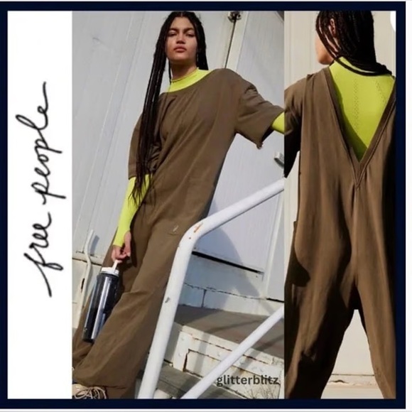 FREE PEOPLE MOVEMENT HOT SHOT TEE ONESIE JUMPSUIT - Picture 13 of 13